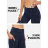 IUGA Biker Shorts Women 6″ Tummy Control Workout Shorts Women with Pockets High Waisted Yoga Running Gym Spandex Compression(Space Dye Navy)