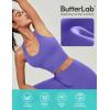 IUGA Buttery Adjustable Workout Tank Tops Woman with Built in Bra Y Back Longline Sports Bra Athletic V-Neck Crop Tops(Very Peri)