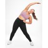 IUGA Buttery Soft Plus Size Leggings for Women No Front Seam Leggings with Pockets for Women Tummy Control Yoga Pants 3X 4X(Black)