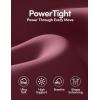 IUGA Compression Leggings for Women Tummy Control No Front Seam Leggings with Pockets High Waisted Workout Yoga Pants(Wine)