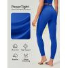 IUGA Compression Leggings with Pockets for Women Tummy Control Leggings No Front Seam Workout High Waist Yoga Pants(Dynamic Blue)