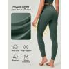 IUGA Compression Leggings with Pockets for Women Tummy Control Leggings No Front Seam Workout High Waist Yoga Pants(Forest Green)