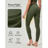 IUGA Compression Leggings with Pockets for Women Tummy Control Leggings No Front Seam Workout High Waist Yoga Pants(Grass Grey Green)