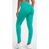IUGA Fleece Lined Leggings Women Thermal Leggings for Women Winter Warm Tights High Waisted Hiking Yoga Pants with Pockets(Aqua Green)