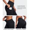 IUGA Fleece Lined Leggings Women Thermal Leggings for Women Winter Warm Tights High Waisted Hiking Yoga Pants with Pockets(Black)