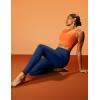 IUGA Fleece Lined Leggings Women Thermal Leggings for Women Winter Warm Tights High Waisted Hiking Yoga Pants with Pockets(Dark Blue)