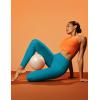 IUGA Fleece Lined Leggings Women Thermal Leggings for Women Winter Warm Tights High Waisted Hiking Yoga Pants with Pockets(Dark Cyan)