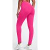 IUGA Fleece Lined Leggings Women Thermal Leggings for Women Winter Warm Tights High Waisted Hiking Yoga Pants with Pockets(Sonic Pink)