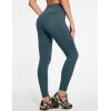 IUGA Fleece Lined Leggings Women Water Resistant Thermal Leggings Winter Warm Tights High Waist Hiking Pants with Pockets(Forest Green)