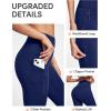 IUGA Fleece Lined Leggings Women Water Resistant Thermal Leggings Winter Warm Tights High Waist Hiking Pants with Pockets(Midnight Blue)