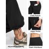 IUGA Fleece Lined Pants Women Water Resistant Hiking Pants Winter Flare Leggings with Pockets Bootcut Thermal(Black)