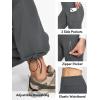 IUGA Fleece Lined Pants Women Water Resistant Hiking Pants Winter Flare Leggings with Pockets Bootcut Thermal(Dark Grey)