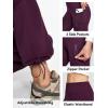 IUGA Fleece Lined Pants Women Water Resistant Hiking Pants Winter Flare Leggings with Pockets Bootcut Thermal(Dark Purple)