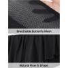 IUGA Flowy Athletic Shorts for Women Tennis Skirt Skorts for Women with Pockets High Waisted Workout Quick Dry Running Shorts(Black)
