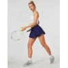 IUGA Flowy Athletic Shorts for Women Tennis Skirt Skorts for Women with Pockets High Waisted Workout Quick Dry Running Shorts(Blue)