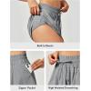 IUGA Flowy Athletic Shorts for Women Tennis Skirt Skorts for Women with Pockets High Waisted Workout Quick Dry Running Shorts(Grey)