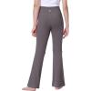 IUGA Girls Flare Leggings High Waist Cute Preppy Clothes for Girls Uniform Pants with Pockets Bell Bottom Pants(Dark Grey)