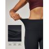 IUGA High Waist Yoga Pants with Pockets, Leggings for Women Tummy Control, Workout Leggings for Women 4 Way Stretch(Black)