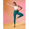 IUGA High Waist Yoga Pants with Pockets, Leggings for Women Tummy Control, Workout Leggings for Women 4 Way Stretch(Dark Teal)