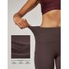IUGA High Waist Yoga Pants with Pockets, Leggings for Women Tummy Control, Workout Leggings for Women 4 Way Stretch(Espresso)