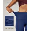IUGA High Waist Yoga Pants with Pockets, Leggings for Women Tummy Control, Workout Leggings for Women 4 Way Stretch(Navy Blue)