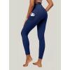 IUGA High Waist Yoga Pants with Pockets, Leggings for Women Tummy Control, Workout Leggings for Women 4 Way Stretch(Navy Blue)