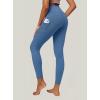 IUGA High Waist Yoga Pants with Pockets, Leggings for Women Tummy Control, Workout Leggings for Women 4 Way Stretch(Utility Blue)
