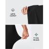 IUGA High Waisted Leggings for Women Running Workout Leggings with Inner Pocket Yoga Pants for Women(Black)