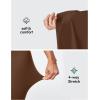 IUGA High Waisted Leggings for Women Running Workout Leggings with Inner Pocket Yoga Pants for Women(Chestnut)