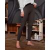 IUGA High Waisted Leggings for Women Running Workout Leggings with Inner Pocket Yoga Pants for Women(Dark Coffee)