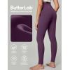 IUGA High Waisted Leggings for Women Tummy Control Buttery Soft Workout Leggings Compression Gym Yoga Leggings(Deep Purple)