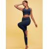 IUGA High Waisted Leggings for Women Tummy Control Buttery Soft Workout Leggings Compression Gym Yoga Leggings(Navy Blue)