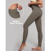 IUGA High Waisted Leggings for Women Tummy Control Buttery Soft Workout Leggings Compression Gym Yoga Leggings(Nomad)