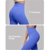 IUGA High Waisted Leggings for Women Tummy Control Buttery Soft Workout Leggings Compression Gym Yoga Leggings(Wild Indigo)