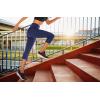 IUGA High Waisted Yoga Pants for Women with Pockets Capri Leggings for Women Workout Leggings for Women Yoga Capris(Space Dye Blue)