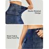 IUGA Jean Skirts for Women Denim High Stretch Cargo Skirt with Shorts Denim Skort Mini Jean Skort Y2k Skirt with Pockets(Wash Blue)