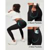 IUGA Jeggings for Women Tummy Control Stretchy Jeans for Women High Waisted Pull on Skinny Jean Leggings with Pockets Trendy(Black)