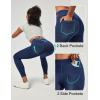 IUGA Jeggings for Women Tummy Control Stretchy Jeans for Women High Waisted Pull on Skinny Jean Leggings with Pockets Trendy(Hand-distressed Dark Blue)
