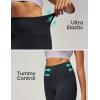 IUGA Leggings with Pockets for Women High Waisted Yoga Pants Women Tummy Control Workout Compression Running Leggings(Black)