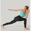 IUGA Leggings with Pockets for Women High Waisted Yoga Pants Women Tummy Control Workout Compression Running Leggings(Charcoal)