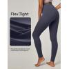 IUGA Leggings with Pockets for Women High Waisted Yoga Pants Women Tummy Control Workout Compression Running Leggings(Ink Grey)