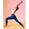 IUGA Leggings with Pockets for Women High Waisted Yoga Pants Women Tummy Control Workout Compression Running Leggings(Navy Blue)
