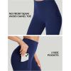 IUGA No Front Seam Leggings with Pockets for Women Buttery Soft Tummy Control Workout Leggings High Waisted Yoga Pants(Blue)