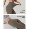 IUGA No Front Seam Leggings with Pockets for Women Buttery Soft Tummy Control Workout Leggings High Waisted Yoga Pants(Nomad)