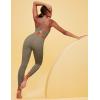 IUGA No Front Seam Leggings with Pockets for Women Buttery Soft Tummy Control Workout Leggings High Waisted Yoga Pants(Nomad)
