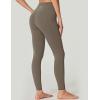 IUGA No Front Seam Leggings with Pockets for Women Buttery Soft Tummy Control Workout Leggings High Waisted Yoga Pants(Nomad)