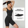 IUGA One Piece Jumpsuits for Women Tummy Control Workout Jumpsuits Athletic Romper with Built-in Bra Pockets(Black)