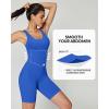 IUGA One Piece Jumpsuits for Women Tummy Control Workout Jumpsuits Athletic Romper with Built-in Bra Pockets(Blue)