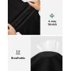 IUGA Stretchy Jeans for Women High Waist Jeggings Tummy Control Skinny Jeans Pull on Leggings with Pockets Trendy Casual(Black)