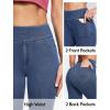 IUGA Stretchy Jeans for Women High Waist Jeggings Tummy Control Skinny Jeans Pull on Leggings with Pockets Trendy Casual(Light Blue, Medium)